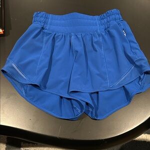 LULULEMON BLUE HOTTY HOT SHORTS